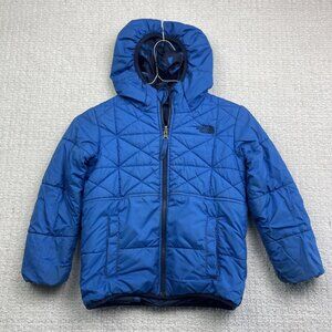The North Face Reversible Perrito Jacket Toddler Boys  Blue Puffer Winter Read